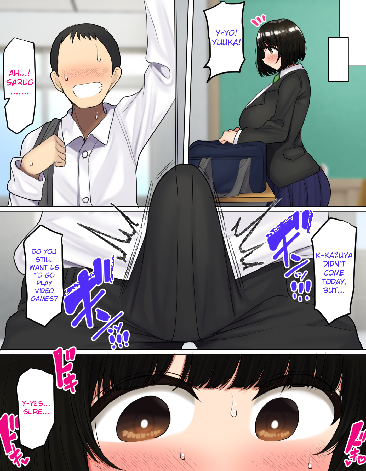 Hentai Manga Comic-Since I Was Trying To Act Cool Like I Wasn't Interested In Lewd Things He Was More Upfront With My Childhood Friend And Ended Up Fucking Her First-Read-38